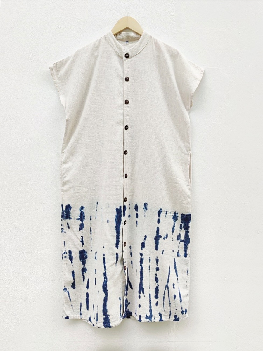 Hug Fai Hug D｜White Rain Drop Dress