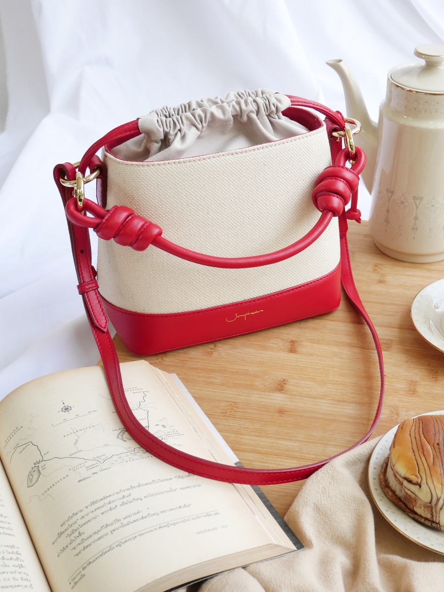Fuji Bucket Bag｜Canvas Red 