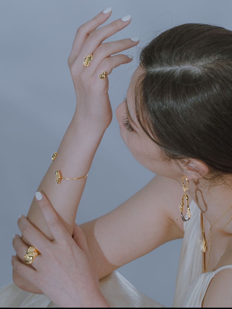 Space Ice｜Herkimer Diamond Drop Earrings