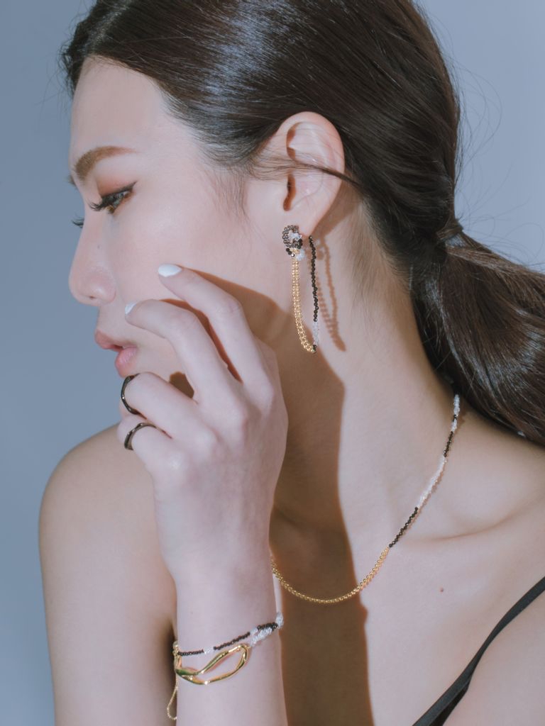 Space Ice｜Herkimer Diamond Bracelet