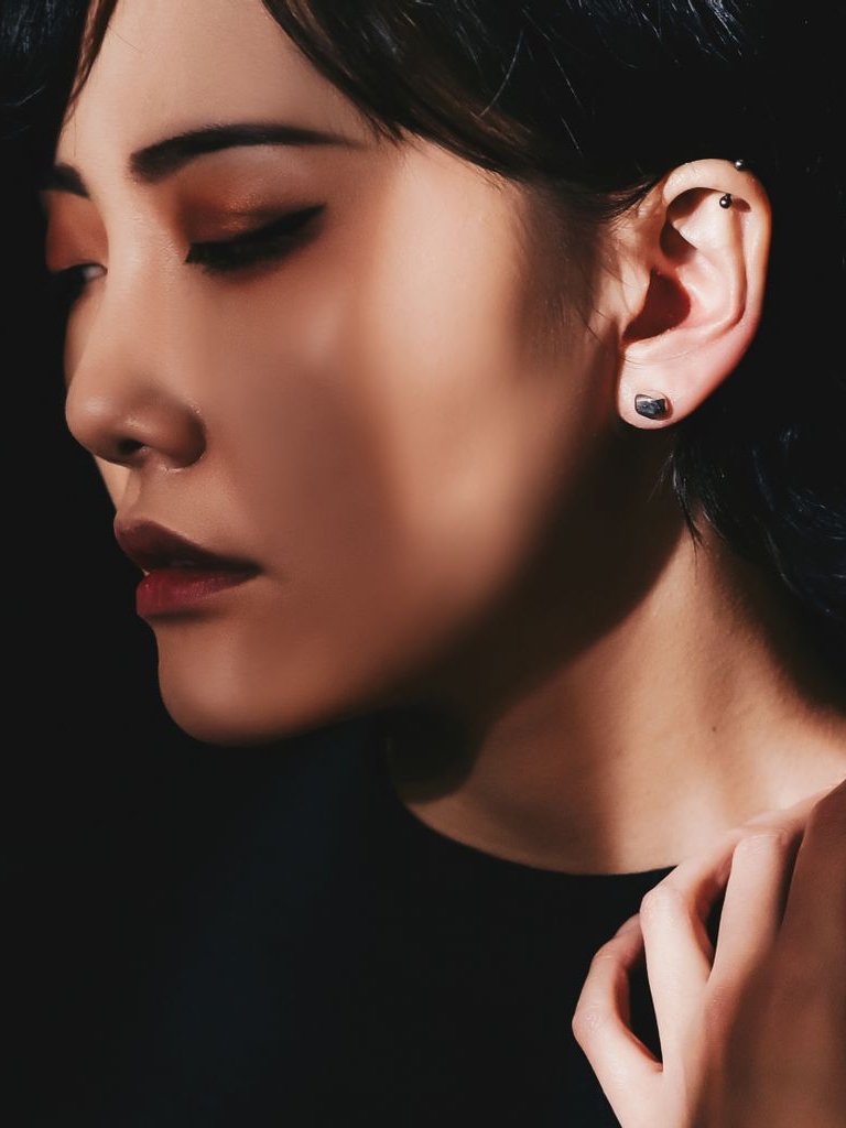 Meteor｜ Lost Stars Silver Ear Studs - Mini
