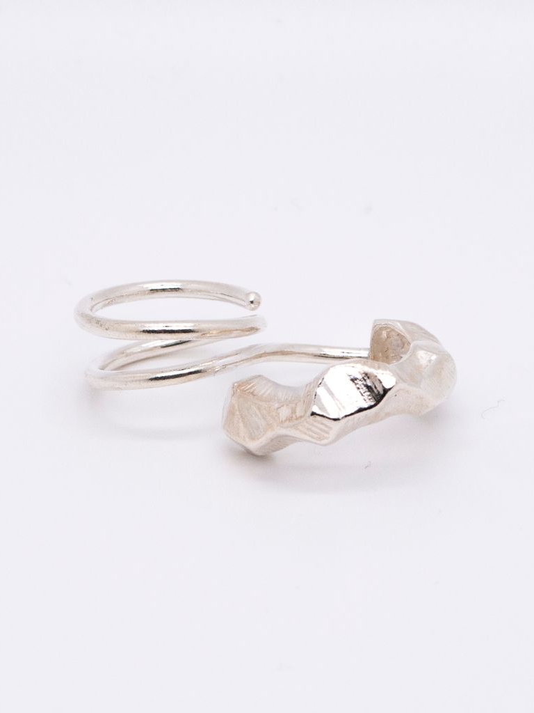 Meteor｜Lost Stars Silver Two Fingers Ring 