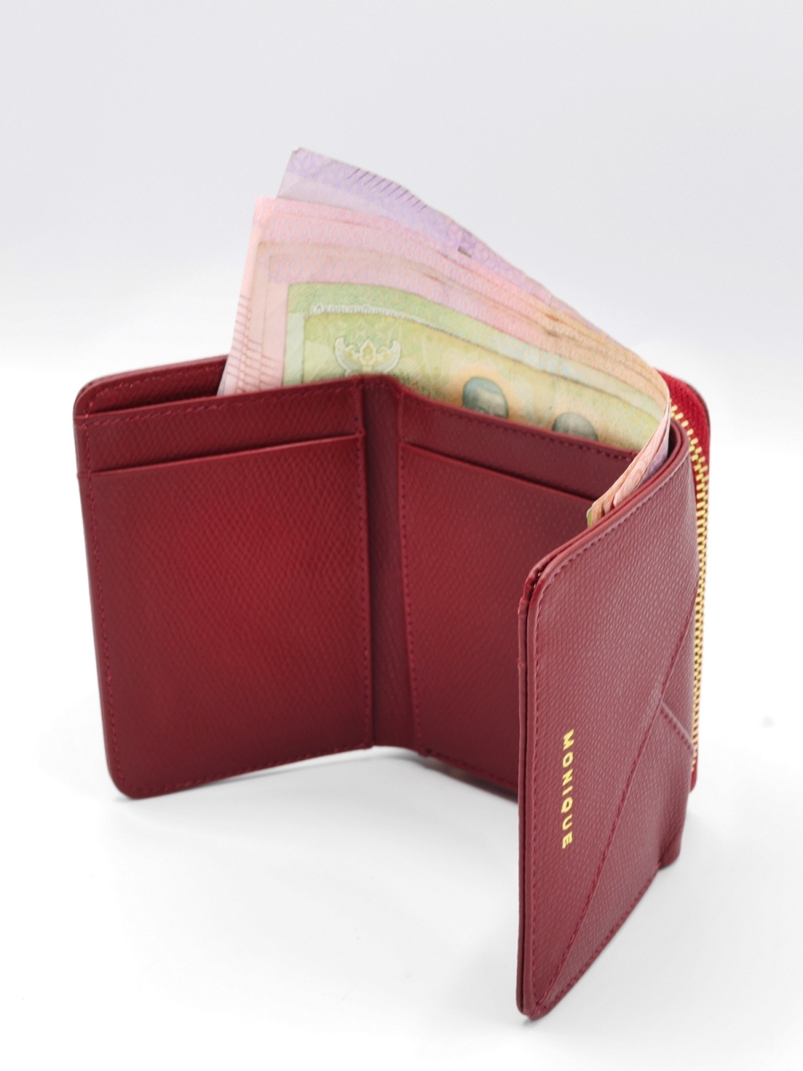 Ellie Mini Wallet｜Lipstick Red