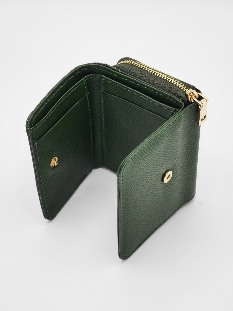 Ellie Mini Wallet｜Emerald Green