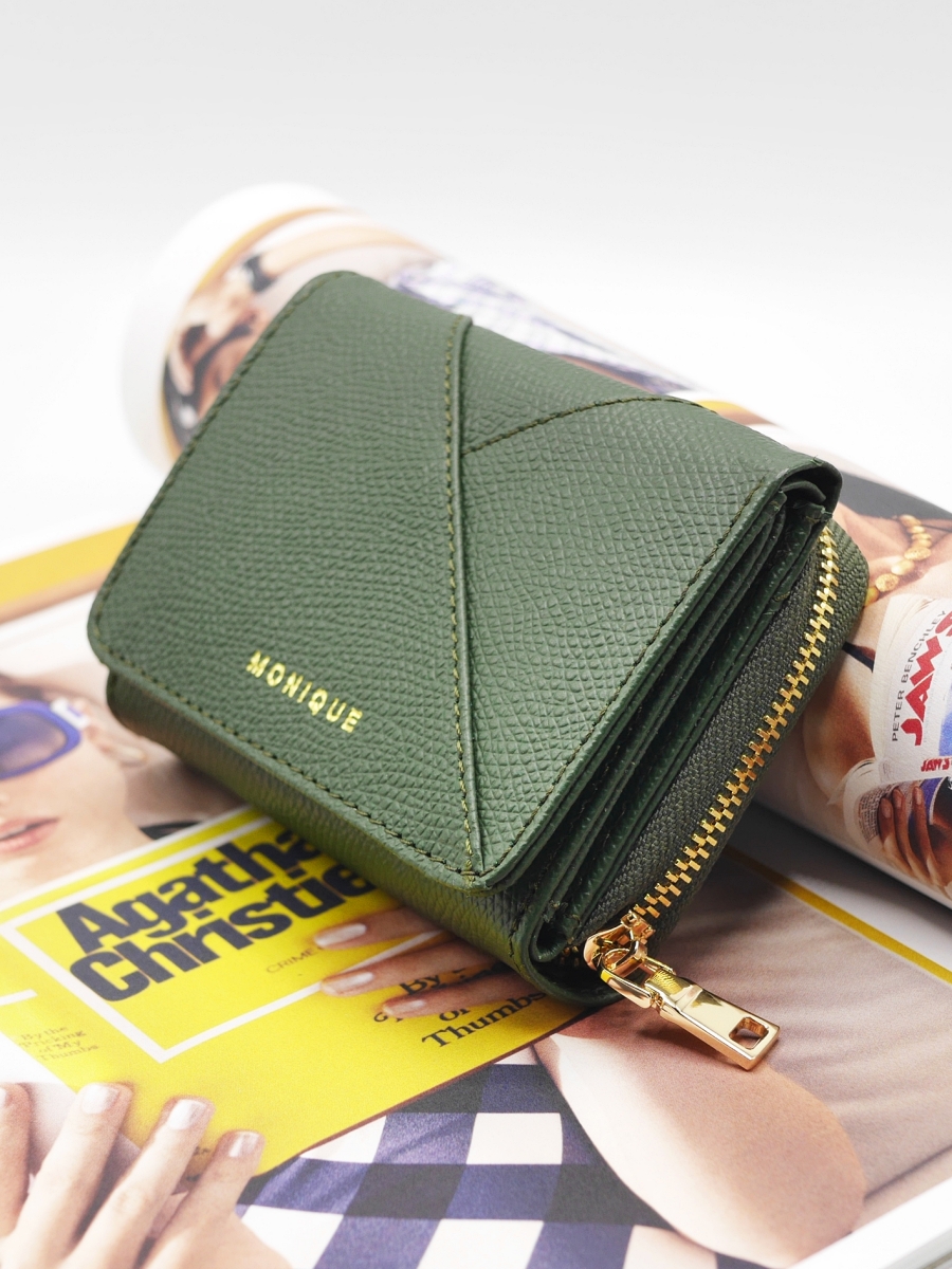 Ellie Mini Wallet｜Emerald Green