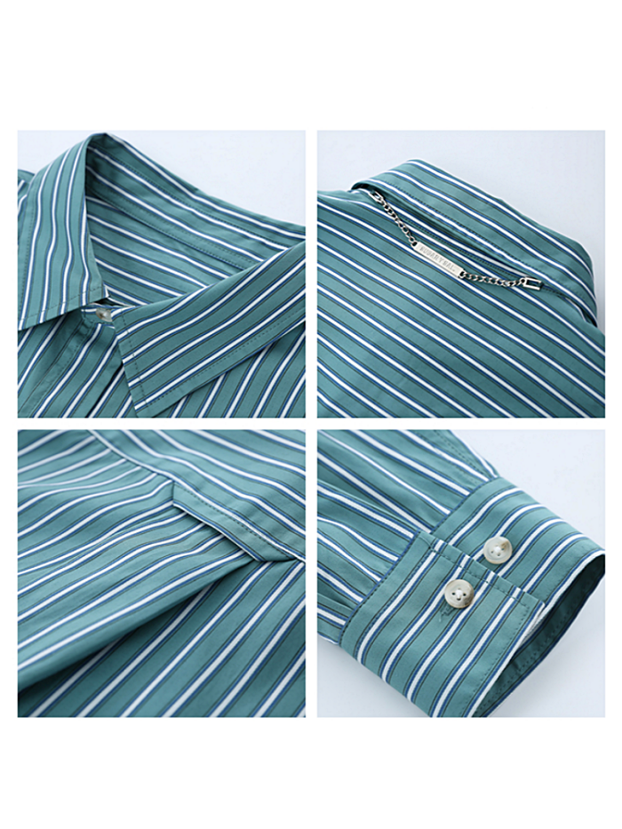 SYS｜Japan Fabric Oversize Stripe Shirt