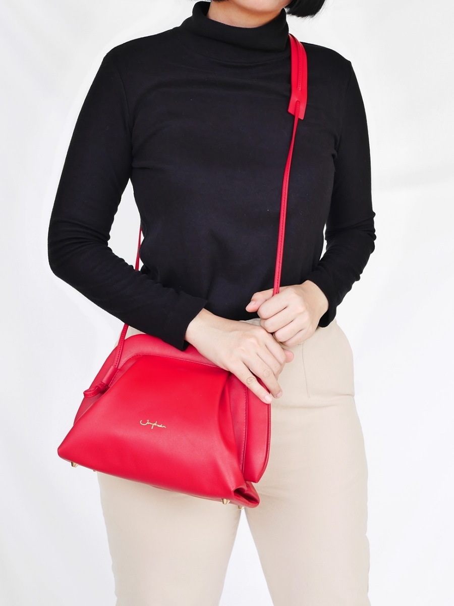 Lolli Cross-body Bag｜Tomato Red