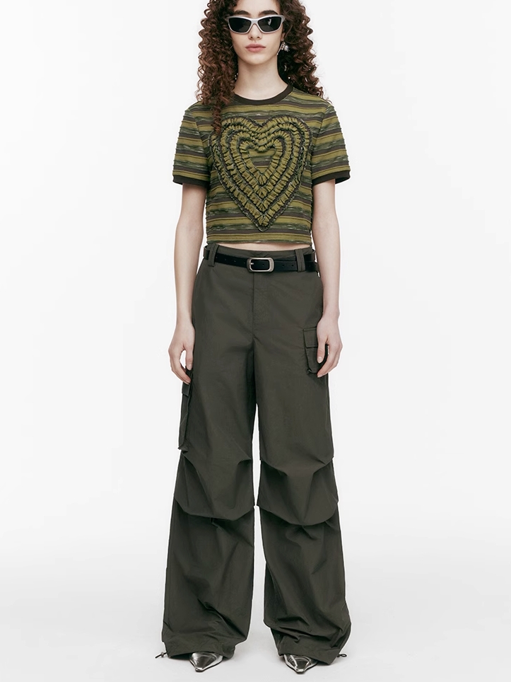 Demode｜ American Pocket Folded Cargo Pants