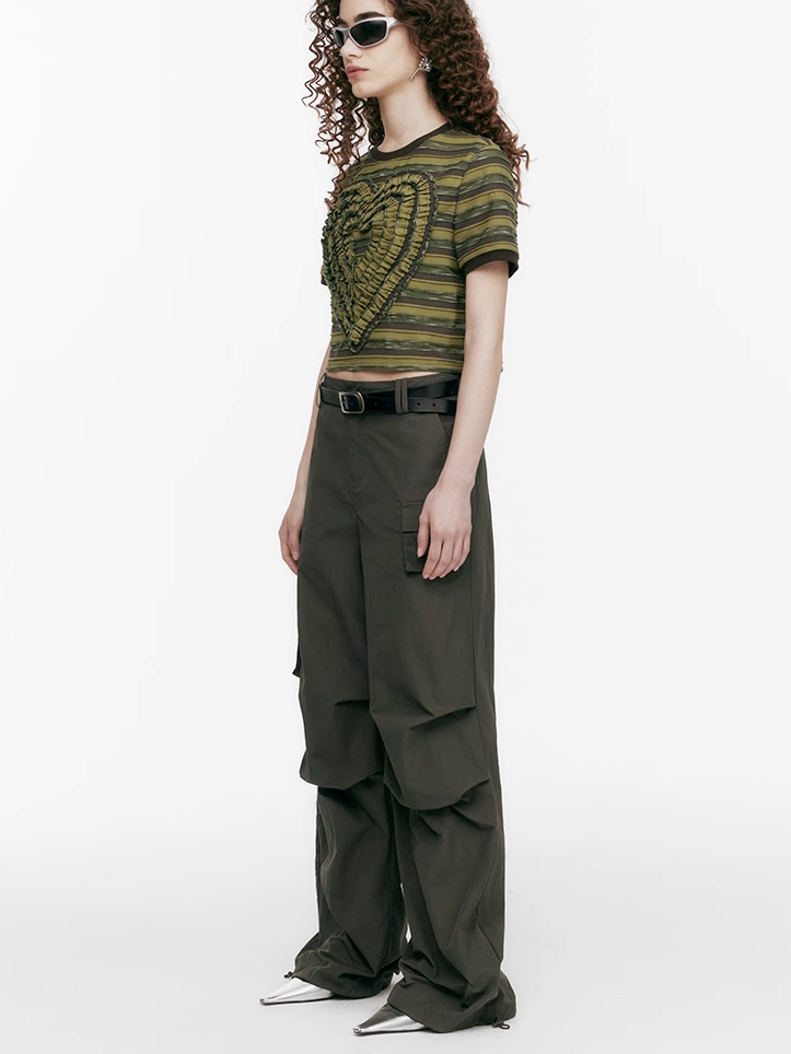 Demode｜ American Pocket Folded Cargo Pants