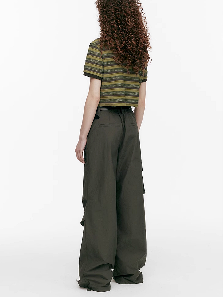 Demode｜ American Pocket Folded Cargo Pants