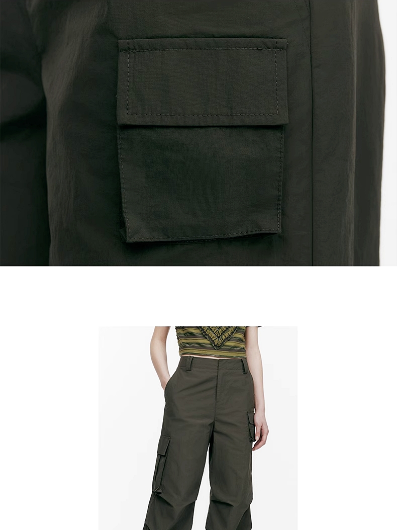 Demode｜ American Pocket Folded Cargo Pants