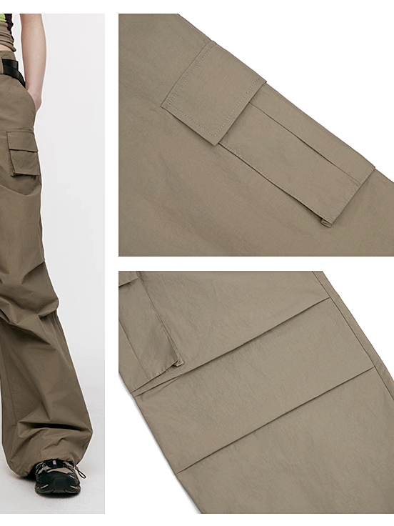 Demode｜ American Pocket Folded Cargo Pants