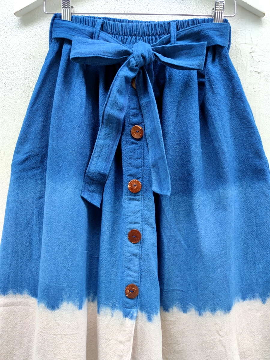 Hug Fai Hug D｜Three Tone Tie Dyed Skirt