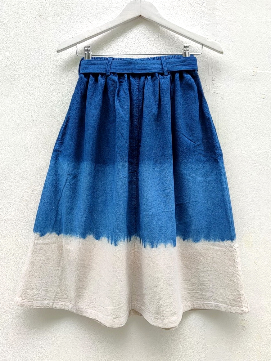 Hug Fai Hug D｜Three Tone Tie Dyed Skirt