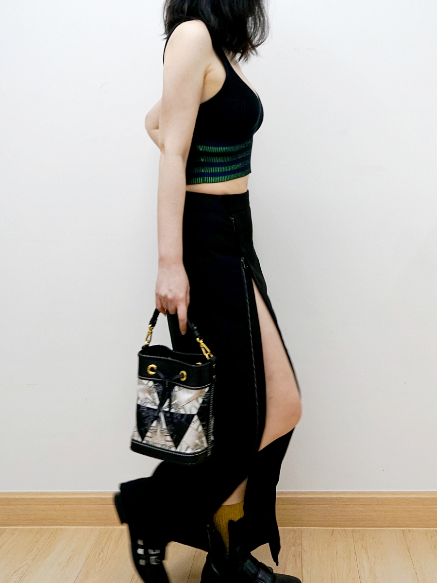 THE SILK LEATHER BUCKET BAG MADE IN HK (LIMITED EDITION)｜1881 IN DIAMOND