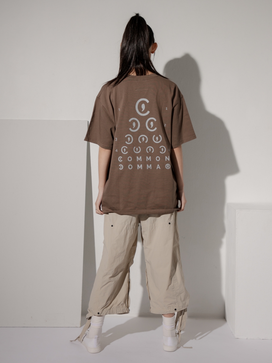 Common Comma｜Beige Nylon Multi-Ｗays Pockets Brown Pants