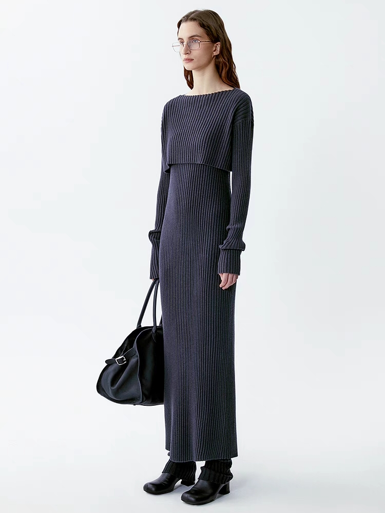INSIS｜ Maillard Style Premium Wool Knitted Two-Piece Set