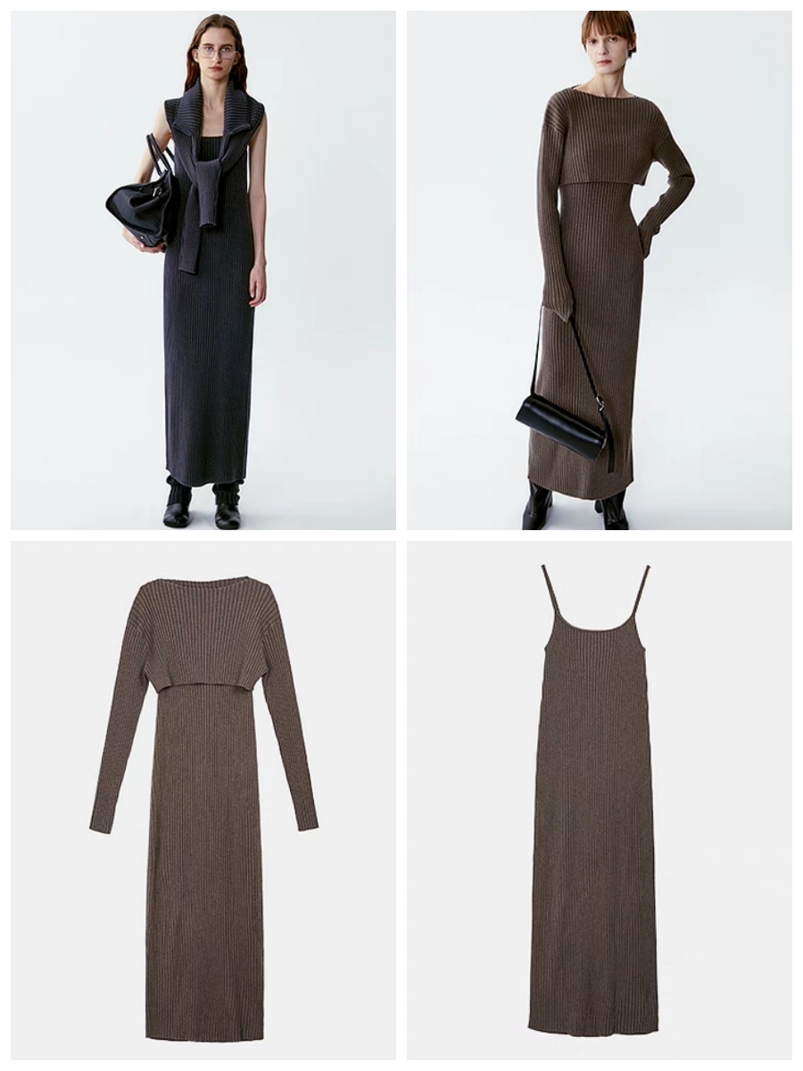 INSIS｜ Maillard Style Premium Wool Knitted Two-Piece Set