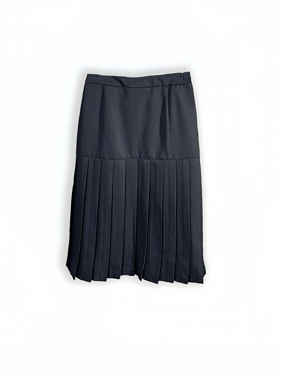 SEW・縫｜ Grey Half Pleated Skirt