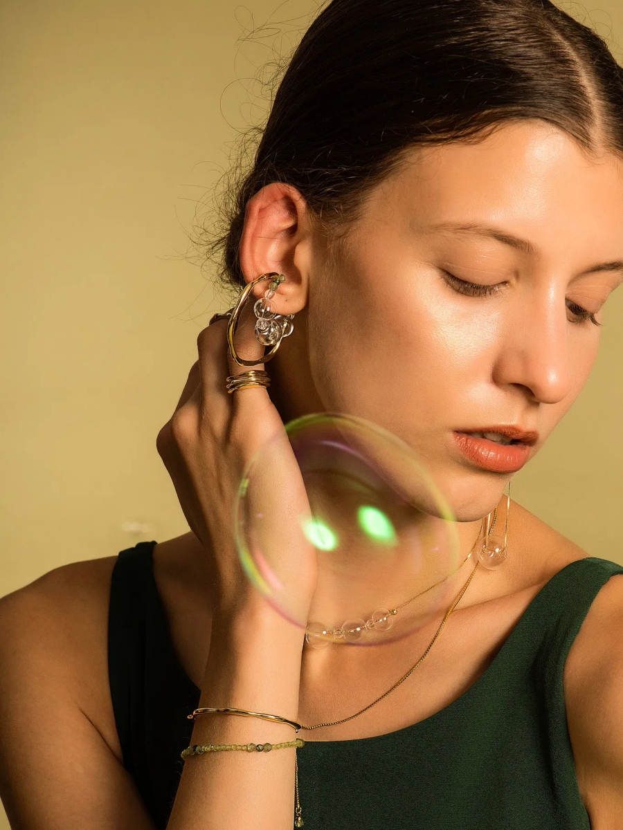 Bubble Nebula｜Bubble Hoop Ear Cuff