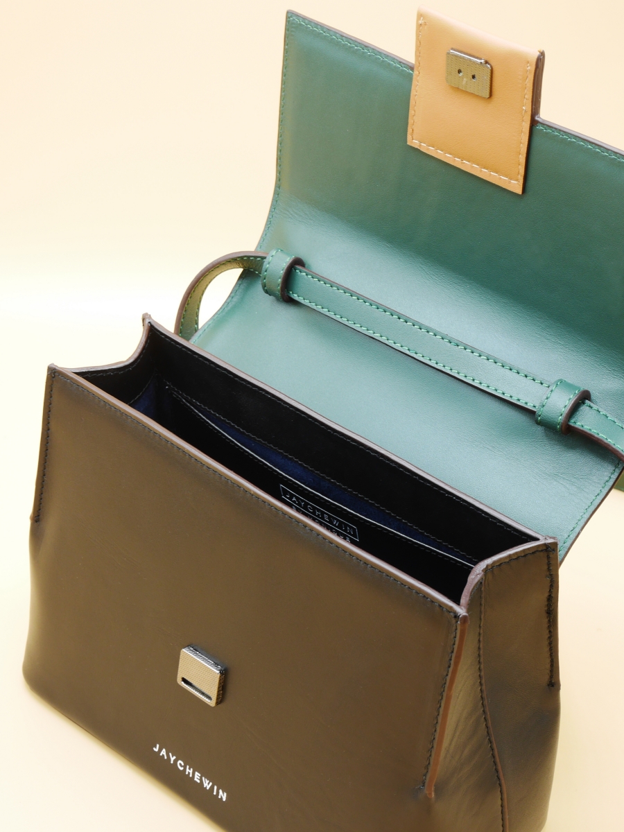 Cable Flap Bag｜Pine Green