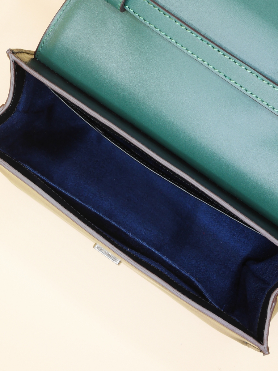 Cable Flap Bag｜Pine Green