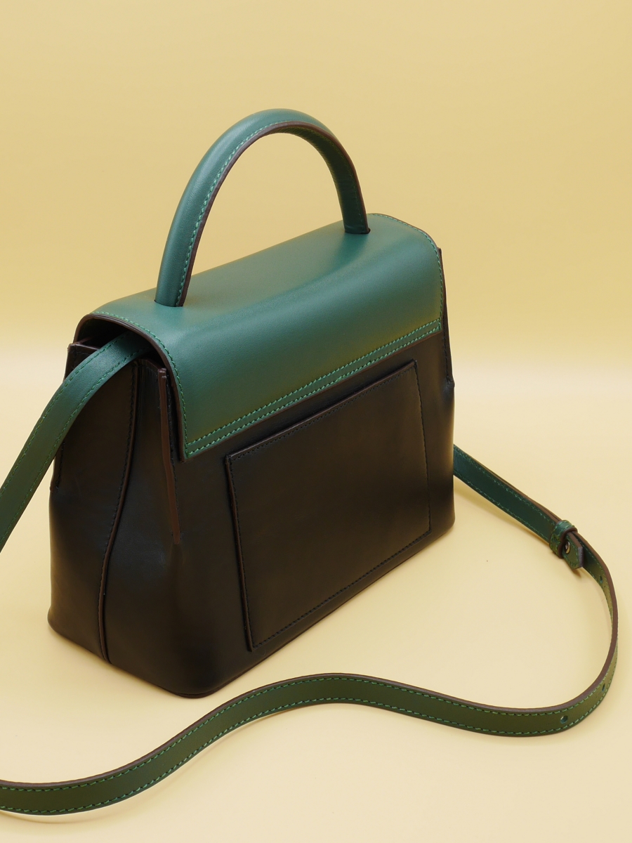 Cable Flap Bag｜Pine Green