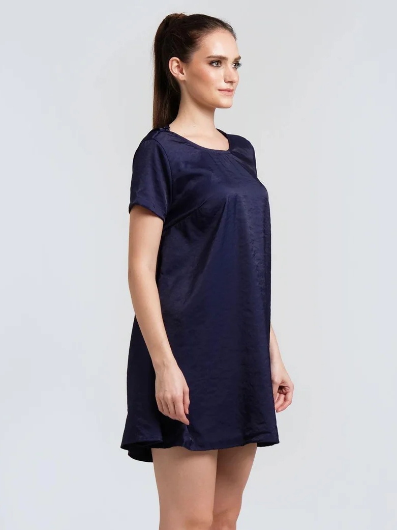 Salient Label｜Pascale Tencel Cowl Back Short Dress