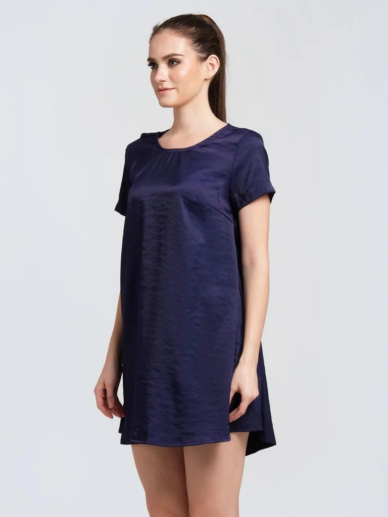 Salient Label｜Pascale Tencel Cowl Back Short Dress