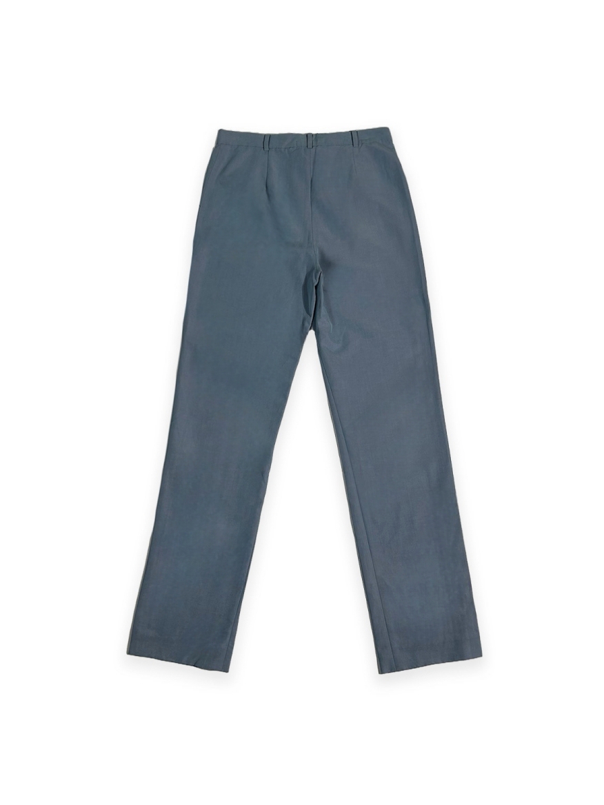 SEW・縫｜ Morandi Blue Minimal Suit Pants