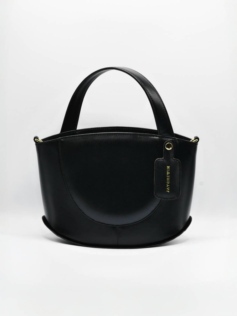 Merry Bucket Tote ｜Charcoal Black