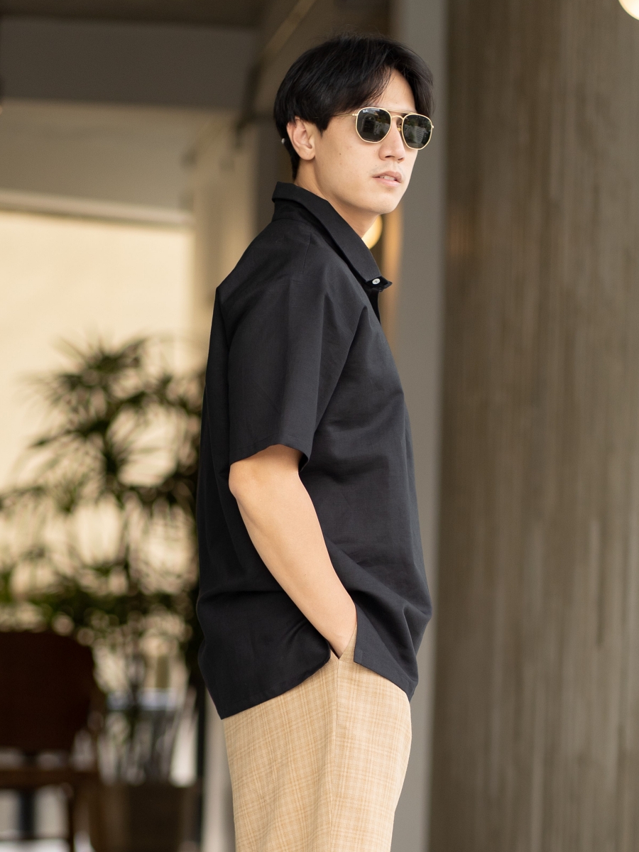 Candith｜Original Natural Linen Polo Shirt