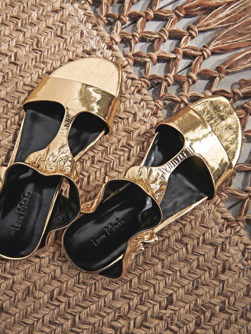 Lexx Moda｜Metallic Sandals